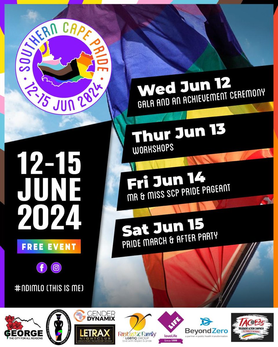 🗣️ Excitement is building for the 2024 Pride March, taking place in June. 😁🕺🏾 From groundbreaking ideas to powerful connections, this event is a must-attend. 💯 This year’s Pride March promises to be bigger and better than ever. 🔥 Will you be there? 👀 #loveLifeZA #PrideMarch24