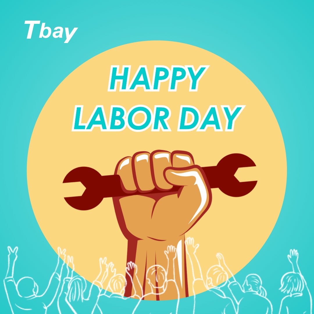 🎉 Happy May Day, everyone! 🎉 Tbay wishes you a good meal, a good time and a good mood.

#Tbay #LaborDay #MayDay