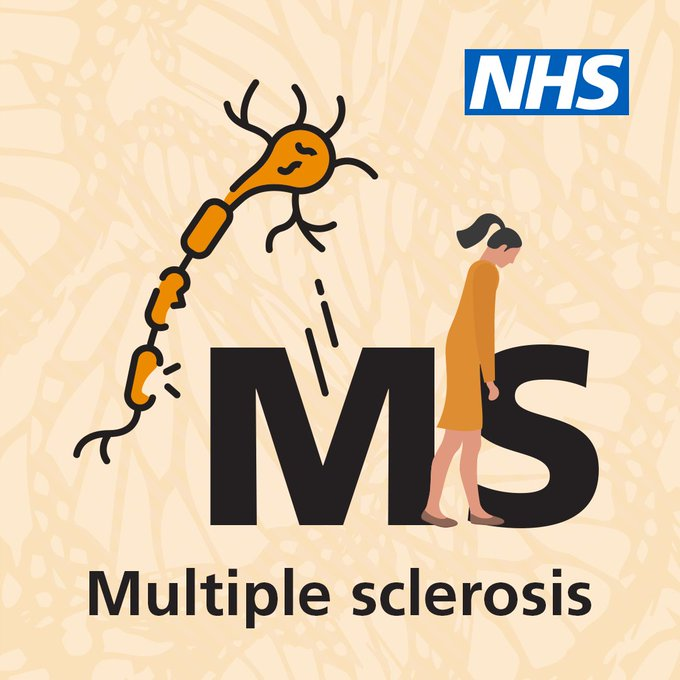 Multiple sclerosis (MS) is a lifelong condition which can affect the brain and spinal cordIt can cause a wide range of symptoms, including problems with vision, arm or leg movement, sensation or balance. Read more. nhs.uk/conditions/mul…