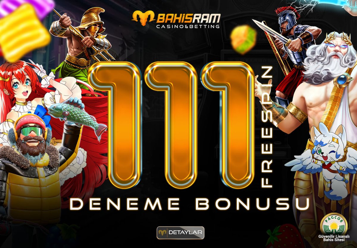 ⭐️ 111 FREESPIN DENEME BONUSU!!

💫Heyecanı Denemeye Hazır Mısın?

🧡Bahisram'da Deneme Bonusu 111 FS!
🧡Yatırım Yok! 

💰Değişimin Adresi Bahisram'a Katıl 
🎰Kazancı Ram'la!

💻Alışkanlıklarınızı Değiştirmeye Geldik...