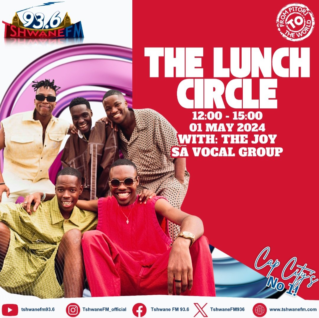 Catch @Thejoyofficialm on @TshwaneFm936 today, as they indulge listeners on their recent Coachella performance and much more. Tune in at 13:15!