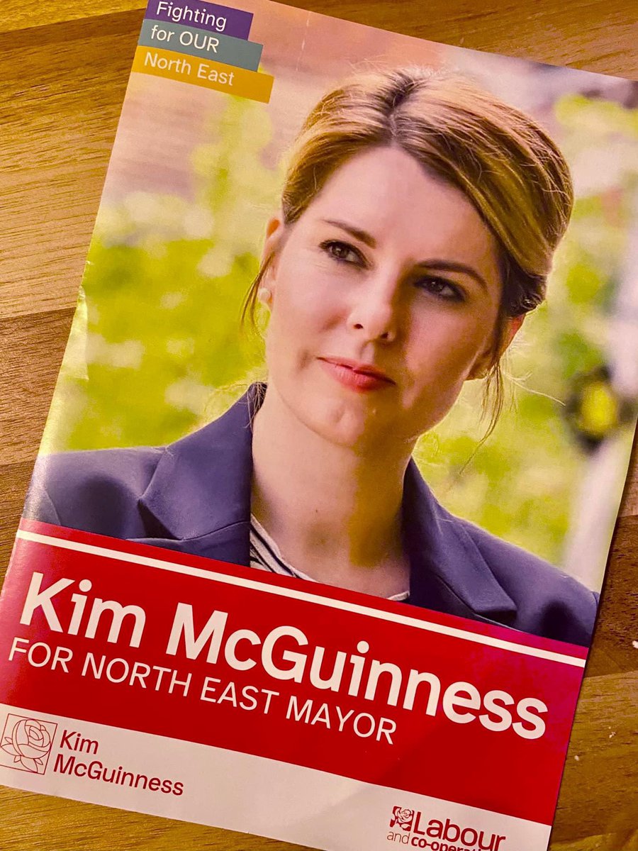 Vote Labour on 2nd May and back the wonderful @KiMcGuinness for north east mayor 🌹🌹🌹🌹👍