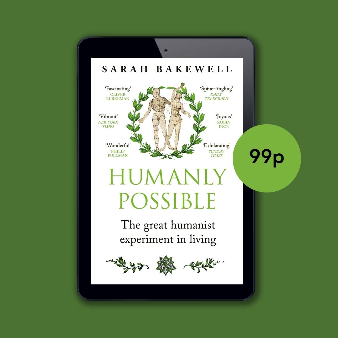 HUMANLY POSSIBLE by the wonderful @Sarah_Bakewell is available for only 99p today on Kindle! ✨✨✨ @vintagebooks