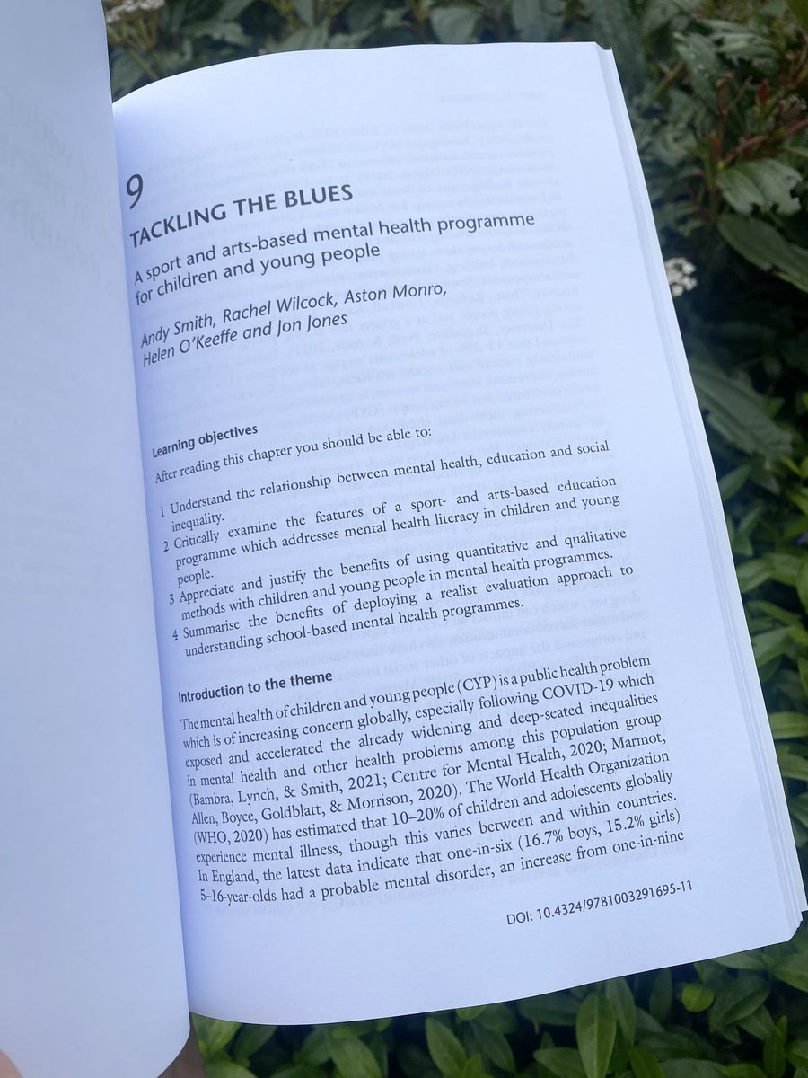 Rachel Wilcock (@_rachelwilcock) on Twitter photo 📣 Super happy to see this chapter lead by <a href="/ProfAndySmith/">Prof Andy Smith</a> out in print with @AstonMonroMH, <a href="/HVJOK/">Dr Helen O'Keeffe</a> <a href="/JonJones1989/">Jon Jones</a>, our updated <a href="/TacklingBlues/">Tackling the Blues</a> chapter in the 2nd ed of this book, sharing our partnership <a href="/EITC/">Everton in the Community</a> & <a href="/tateliverpool/">Tate Liverpool</a> 💙🧡 Thanks to <a href="/breslin_g/">Dr Gavin Breslin</a> et al for the opportunity! 📣 Super happy to see this chapter lead by <a href="/ProfAndySmith/">Prof Andy Smith</a> out in print with @AstonMonroMH, <a href="/HVJOK/">Dr Helen O'Keeffe</a> <a href="/JonJones1989/">Jon Jones</a>, our updated <a href="/TacklingBlues/">Tackling the Blues</a> chapter in the 2nd ed of this book, sharing our partnership <a href="/EITC/">Everton in the Community</a> & <a href="/tateliverpool/">Tate Liverpool</a> 💙🧡 Thanks to <a href="/breslin_g/">Dr Gavin Breslin</a> et al for the opportunity!