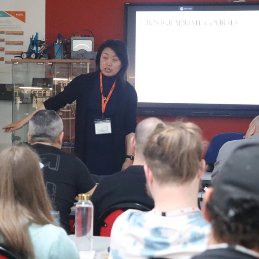 Engineering students heard from Professor Helen Bao from the University of Cambridge about progressing on to further study and postgraduate study at the University. #WeAreCRC #Engineering