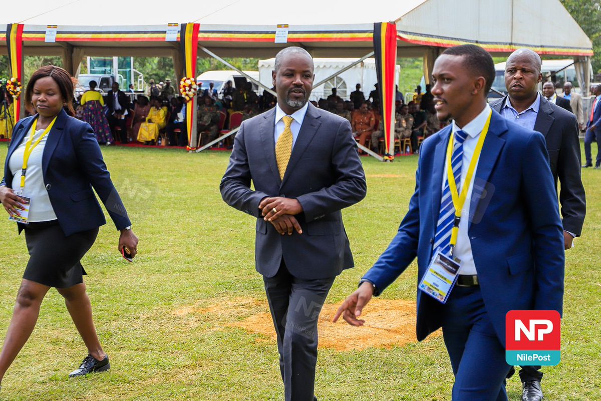 Deputy Speaker of Parliament Rt. Hon. @Thomas_Tayebwa is currently attending the International Labour Day celebrations at St. Leo's College Kyegobe playground in Fort Portal City