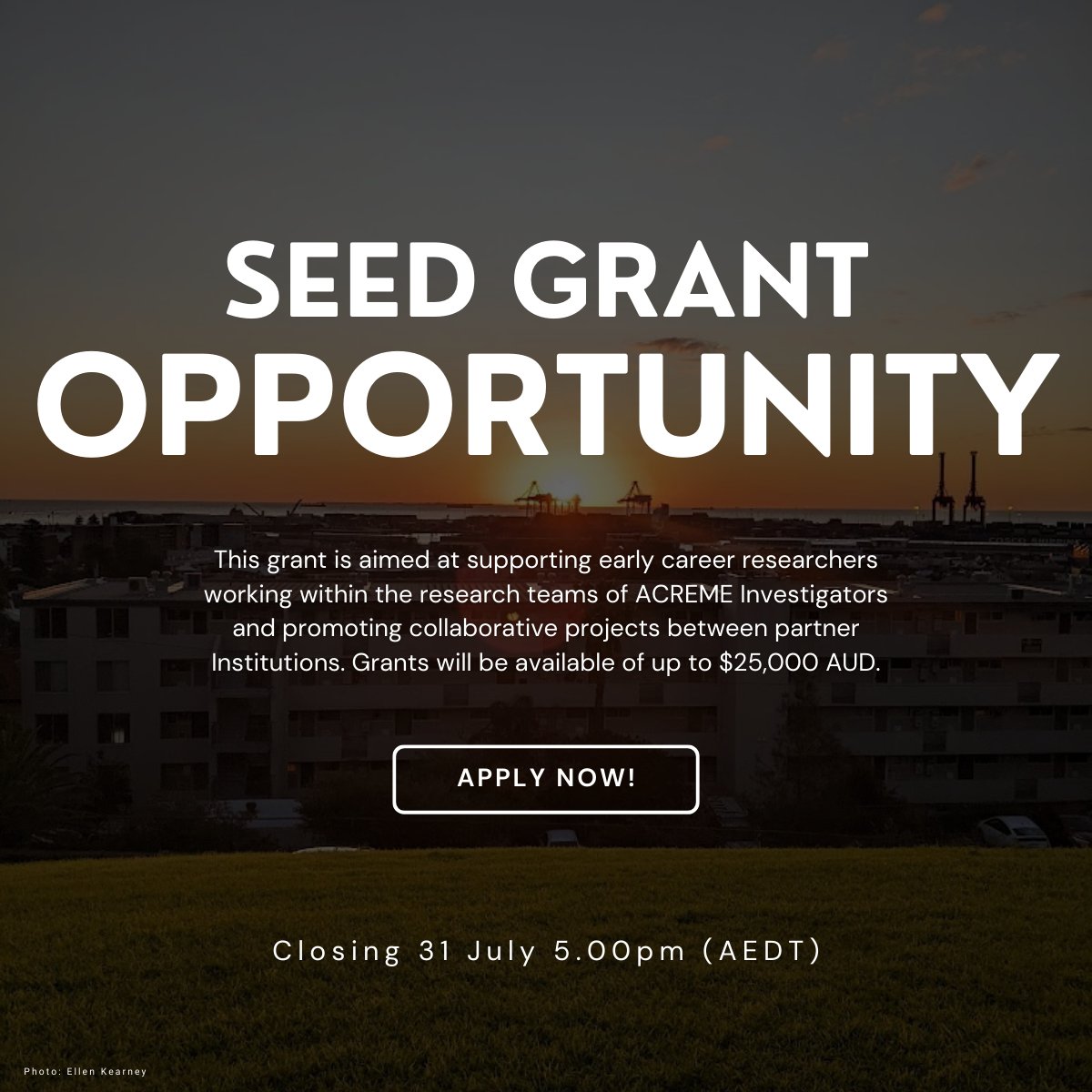 We're offering research funding for pilot projects that fall within the three key research themes. The Seed Grant scheme is aimed at supporting ECRs working within the research teams of ACREME Investigators. For more info: acreme.edu.au/resources/seed… #malaria #globalhealth #research