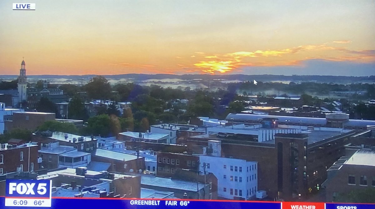 It’s MAY 1! Good morning, everyone! Just thought I would share this beautiful sunrise from Frederick, MD. Join us on @fox5dc for your news, weather and traffic. #gooddaydc 📺 fox5dc.com/live