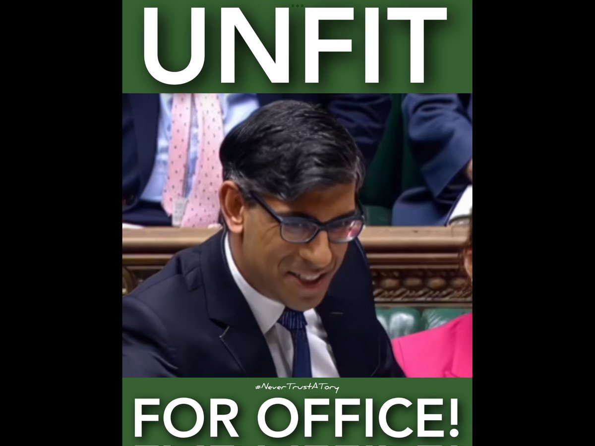 @RishiSunak You’re a corrupt,incompetent clown,RESIGN! 🤬🤬🤬

#InfosysSunakOut #Crook #Traitor #GeneralElectionNow