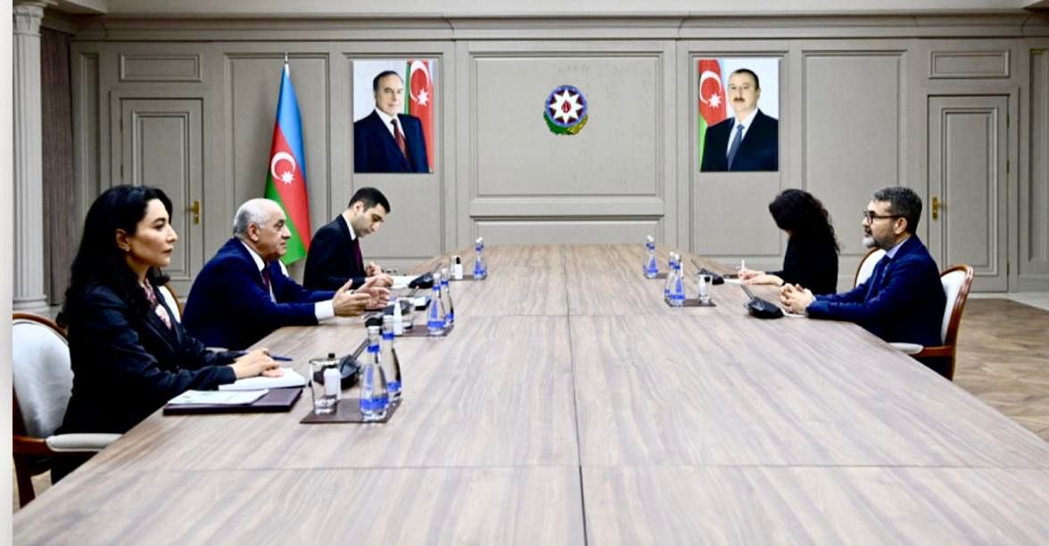 Azerbaycan Başbakanı Ali Asadov, Başkanımız Prof. Dr. Muharrem Kılıç’ı makamında kabul etti. @nkgovaz @muharremkilic1