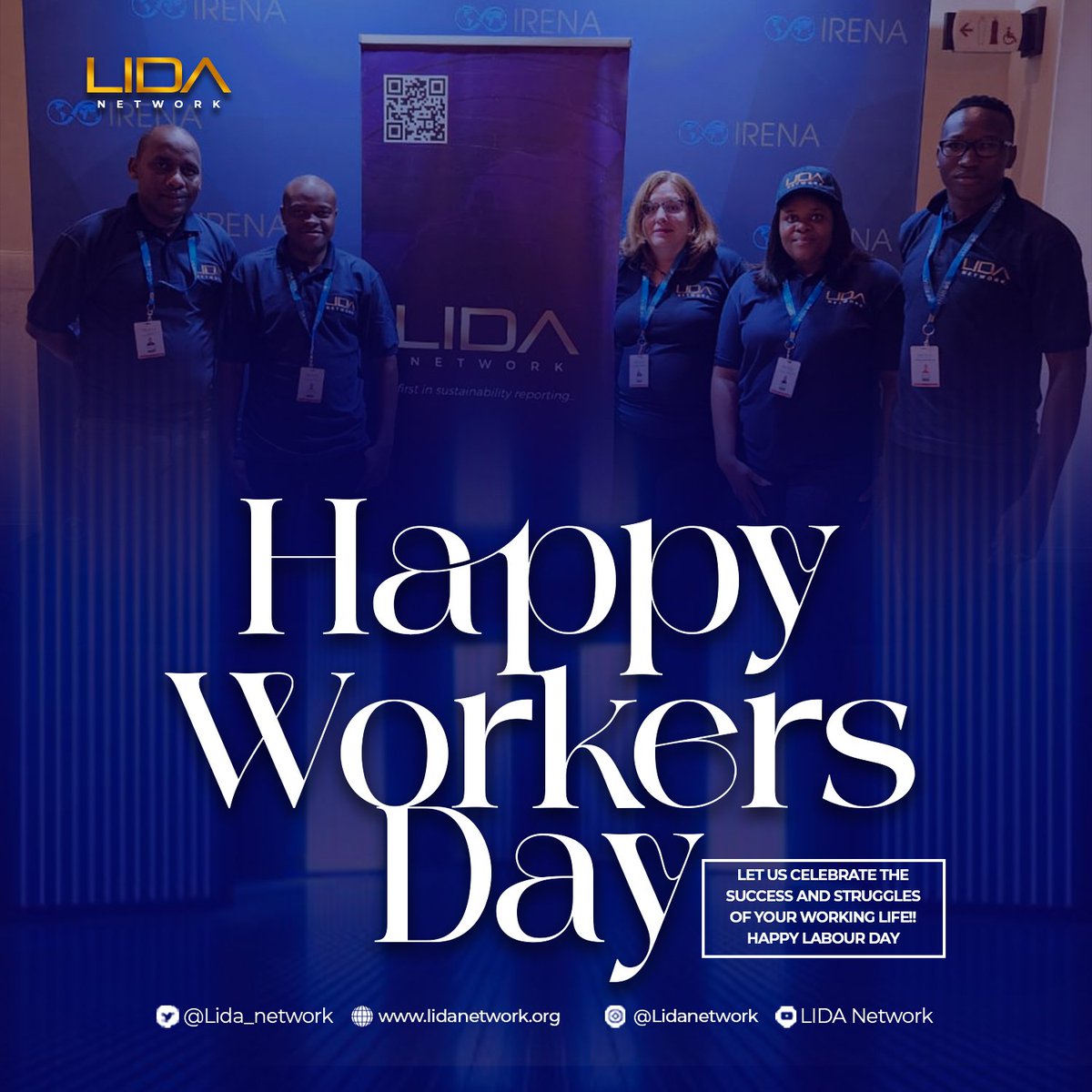 'Happy Workers' Day from LIDA Network! 🌟 Today, we celebrate the hard work, dedication, and resilience of workers everywhere. Your contributions drive progress and shape our world. Here's to you! #WorkersDay #LIDANetwork #CelebrateWorkers'