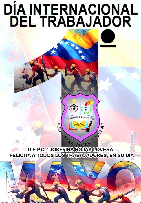 La UEPC JOSEFINA ROJAS LOVERA FELÍCITA A LOS HOMBRES Y MUJERES QUE EJERCEN UN TRABAJO EN BENEFICIO PROPIO Y COLECTIVO. ⁦<a href="/_LaAvanzadora/">Yelitze Santaella</a>⁩ ⁦<a href="/Soykarinacarpio/">Karina Carpio</a>⁩ ⁦<a href="/cheanahis/">Anahis Palacios</a>⁩ ⁦<a href="/LeyraPsuv2021/">Leyra Suárez</a>⁩ ⁦<a href="/CDCEAragua/">CDCE ARAGUA</a>⁩ ⁦<a href="/vina_sorangel/">Sorangel Vina</a>⁩