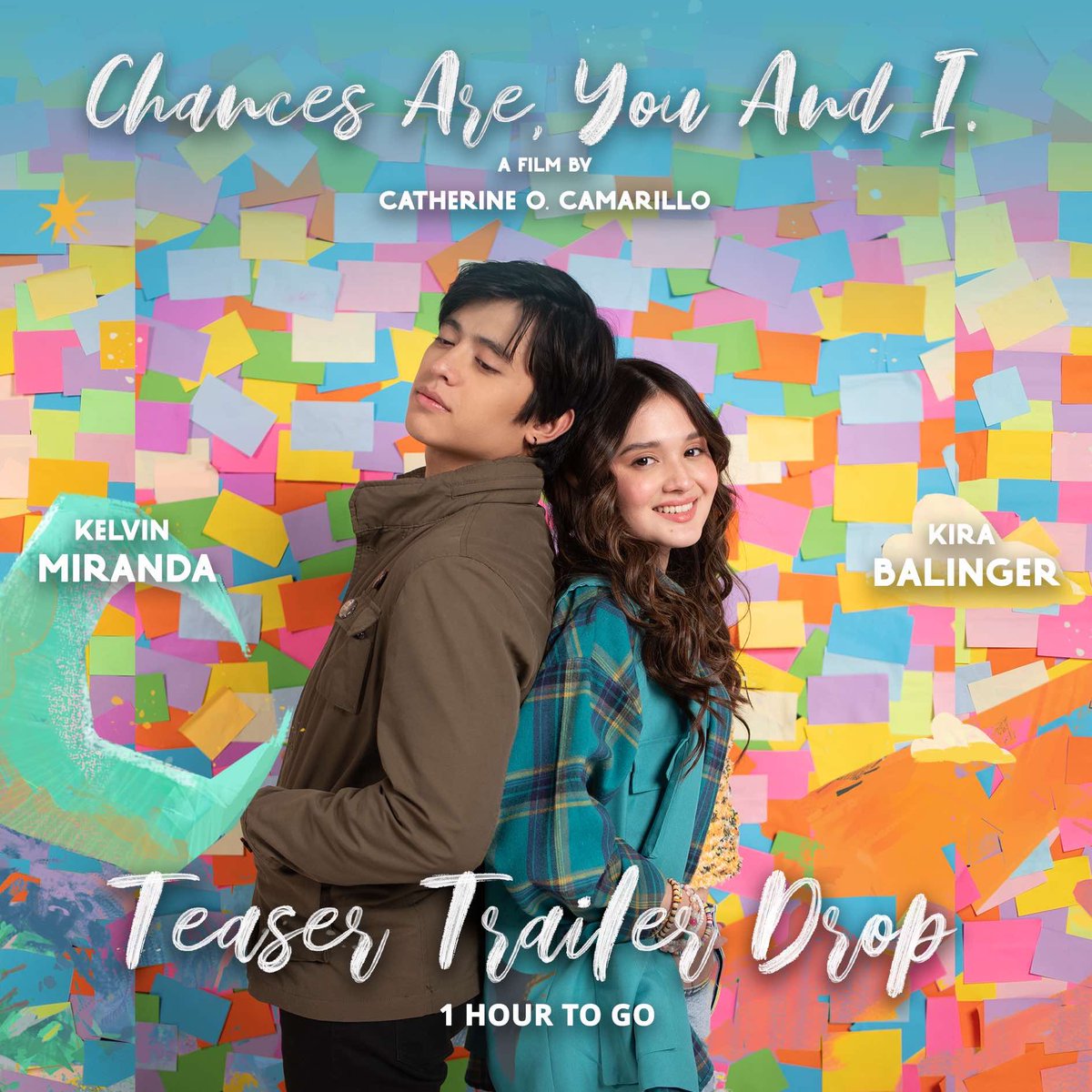 What a way to start the new month ✨ Get ready for the teaser of the movie ‘Chances Are, You and I’ starring Kelvin Miranda and Kira Balinger ❤️ Dropping tonight at 7PM! 🎥 

#KelvinMiranda #ChancesAreYouAndI #CHAYIAnghel #CHAYIDemonyo #HeadsOrTails