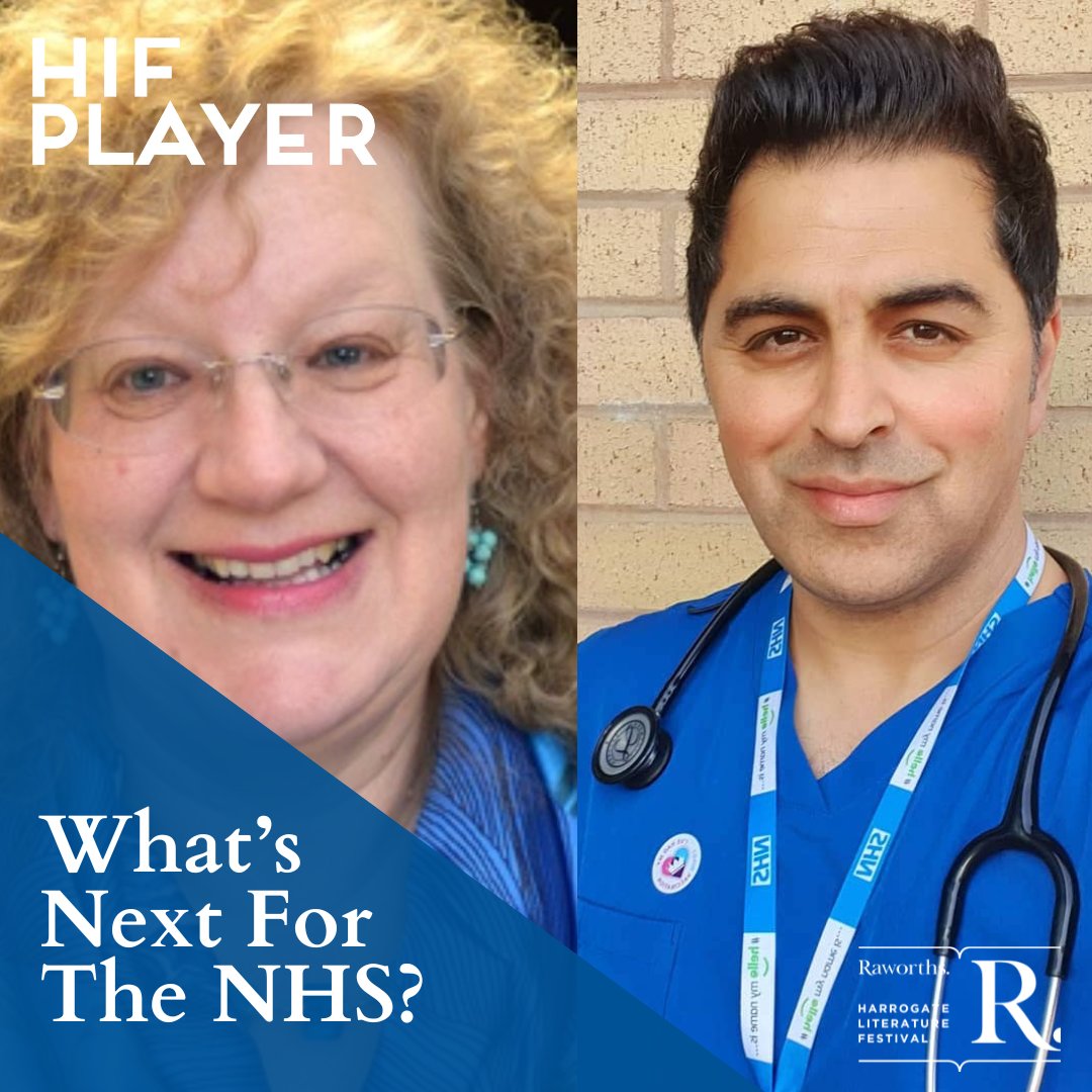 Up next on #HIFPlayer our expert panelist discussion: What’s Next For the NHS? With @DrWaheedArian and @historyofnhs exploring current issues and the future of our health service. 🎧Recorded live at @Raworths Harrogate Literature Festival bit.ly/WhatsNextForTh…