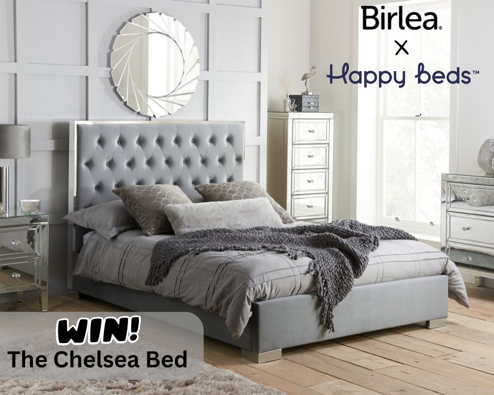 🏆Want to win the luxurious Chelsea bed from Happy Beds worth over £400?🏆 Here's how: 1. Visit zurl.co/dy5t and enter📝 2. Like this post 💟 3. Follow both Birlea & Happy Beds ✔️ 4. Comment WIN & tag a friend😄 UK Entrants Only. T&C apply. Good luck!