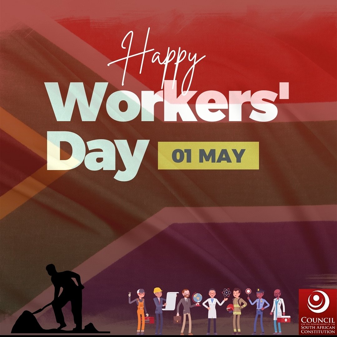 🎉 Happy Workers' Day, South Africa! 🇿🇦 Today, we celebrate the backbone of our nation – the hardworking individuals whose dedication drives our progress forward. 💪🏽✨ This day holds immense significance, reminding us of the long-standing fight for fair labor practices, worker…