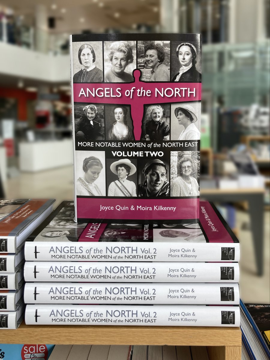 Vol 2 OUT NOW! Following the success of the first volume of Angels of the North, authors Joyce Quin and Moira Kilkenny went in search of more North East women whose achievements have either been overlooked or deserve further celebration. newcastle.gov.uk/NLTynebridgepu… RRP £20