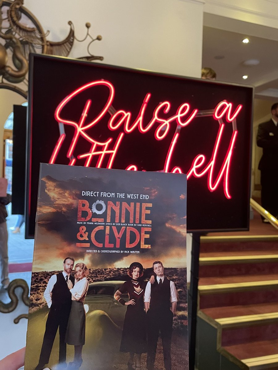Thrilling production of the much-loved love story of Bonnie & Clyde. With a brilliant set, outstanding performance, and sensational songs, it truly raised a little hell🔥 At @TheatreRBath until 4 May - it’s a must see!