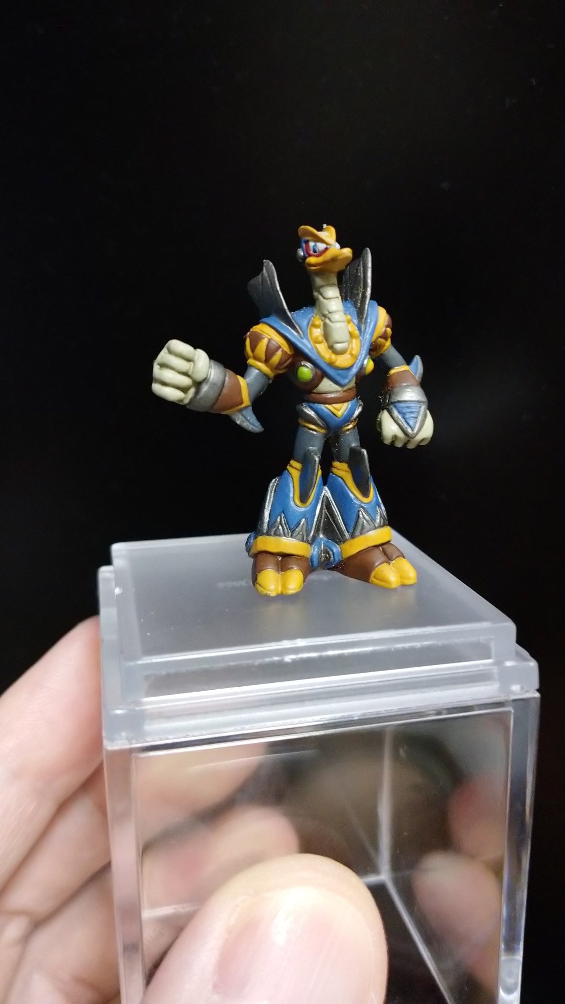 ロックマン 消しゴム リペイント ロックマン消しゴム]ドリルマン塗装