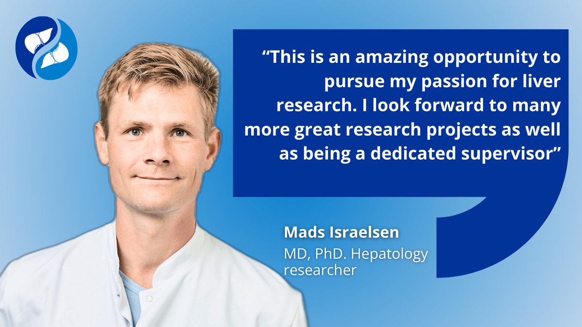 Congratulations to @IsraelsenMads on his new official title as associate professor in hepatology @SyddanskUni and @FLASH!👨‍🏫👏 We look forward to follow your journey in the academic field.😄
