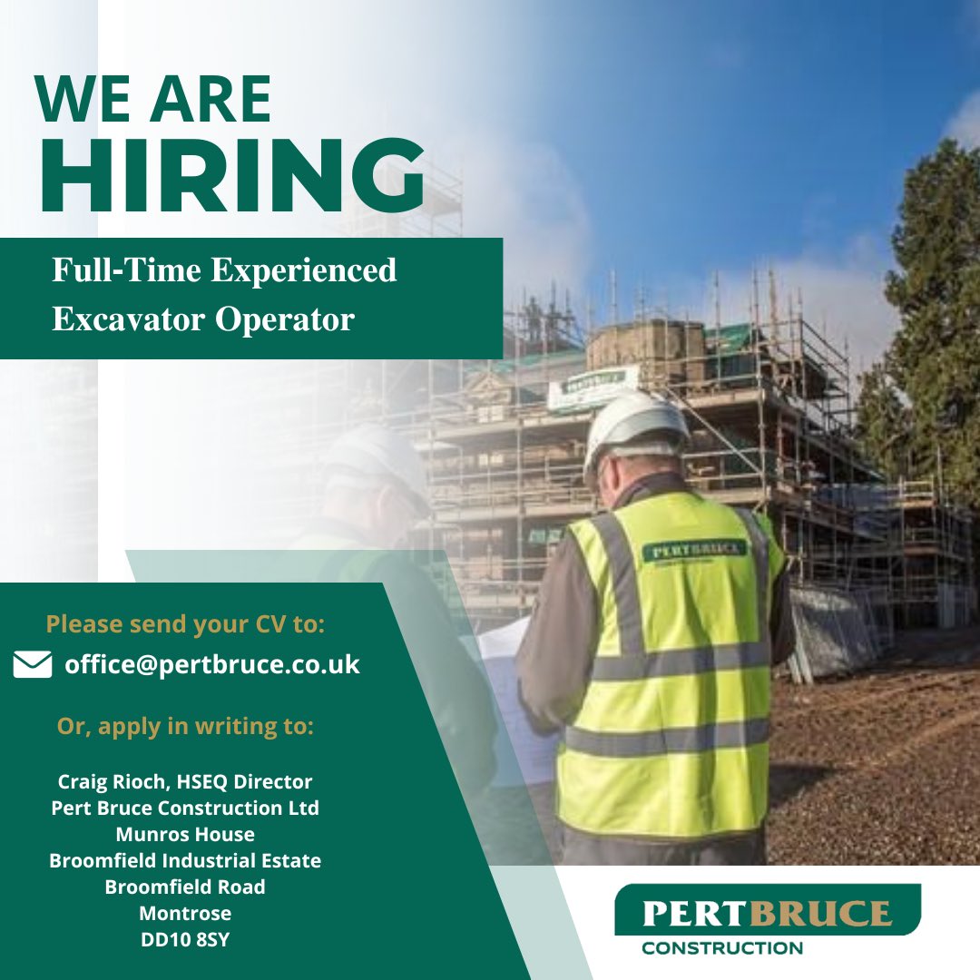 𝐂𝐨𝐦𝐞 𝐉𝐨𝐢𝐧 𝐎𝐮𝐫 𝐓𝐞𝐚𝐦...

An exciting opportunity to join the Pert Bruce Team, for full details please visit our website.

pertbruce.co.uk/current-vacanc…