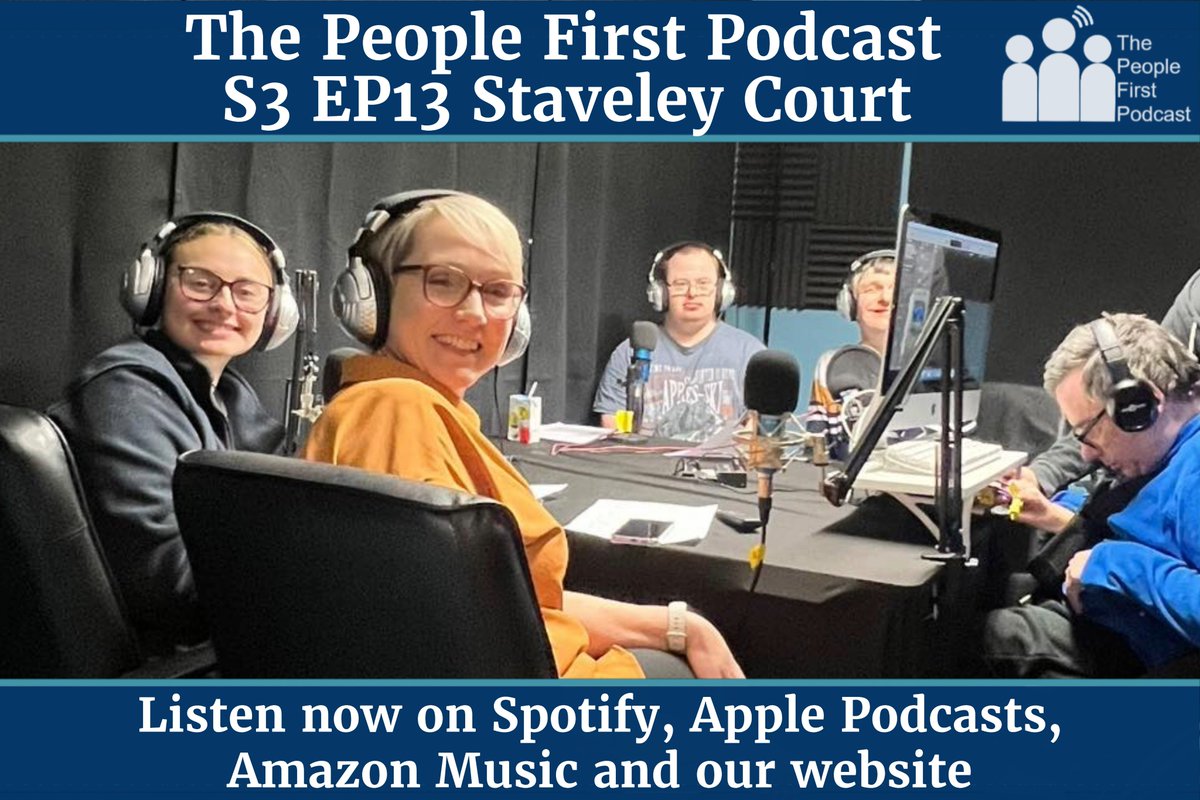 The new episode of the @PfkcPodcast is out now. We spoke to Claire and Denise-Lee from Staveley Court about their jobs as carers and why supported living for disabled people is so important. We hope you enjoy the show. podfollow.com/the-people-fir…