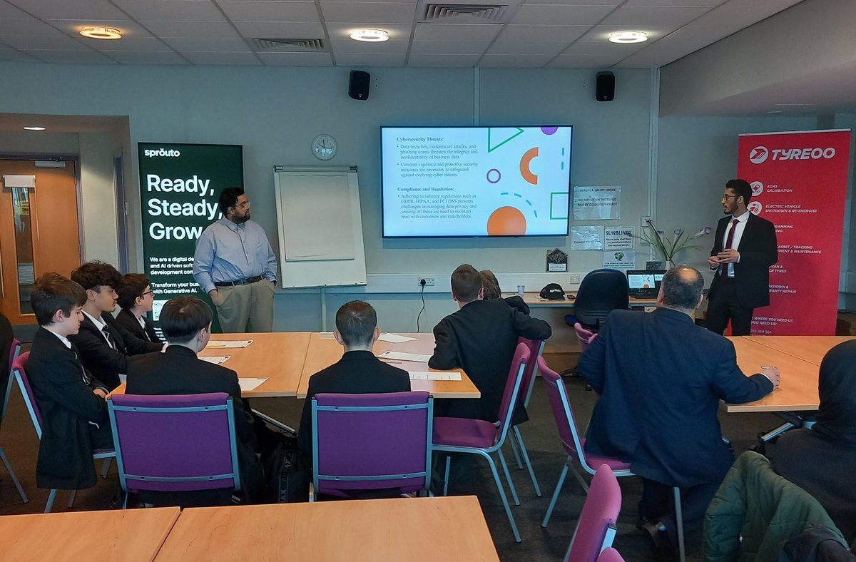Today is #Cyber Showcase Day! 🌐🖥 We're highlighting what careers in cyber and #digital are all about to students at @MarsdenHeights and @WestCravenHigh. We're also joined by CESOP, @sproutodotcom and @ColneTyreCentre to demonstrate exciting practicals for the students! 😁