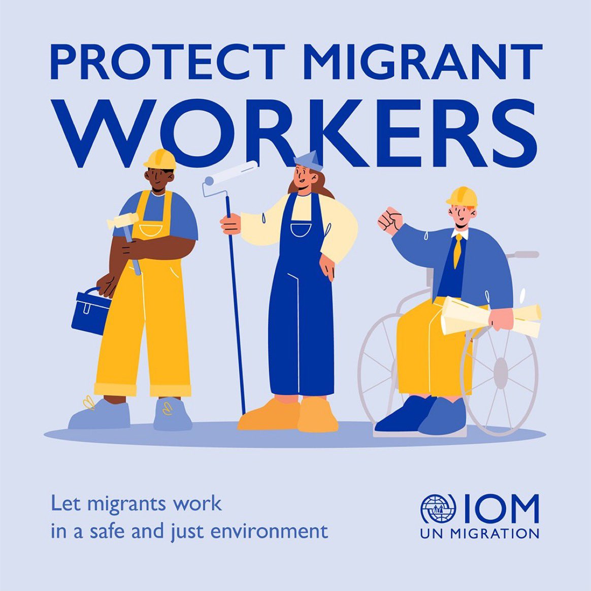 Let's renew our commitment to safeguarding the rights of #migrants. Every worker deserves respect, fair treatment, and safe working conditions, including migrants. #LabourDay