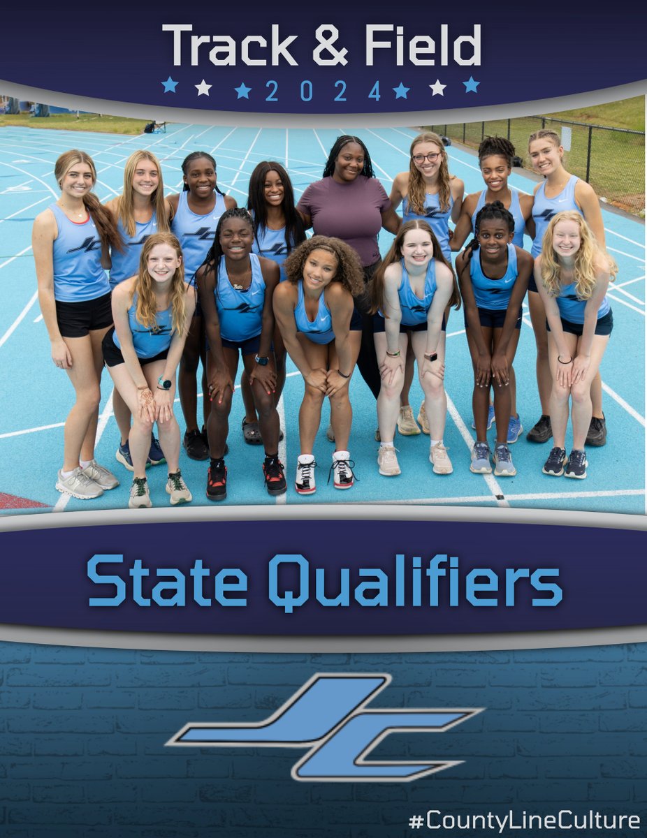 Good luck to the JC Girl's Track & Field State Championship qualifiers!!!