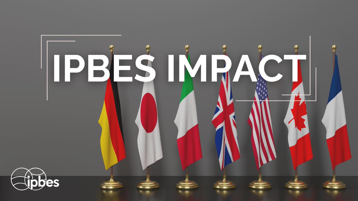 Breaking: #G7 Ministerial Meeting on Climate, Energy &amp; Environment highlights findings of <a href="/IPBES/">ipbes</a>  #GlobalAssessment &amp; #InvasiveAlienSpecies Reports, urging further action in response.

#IPBESImpact

g7italy.it/en/the-ministe…