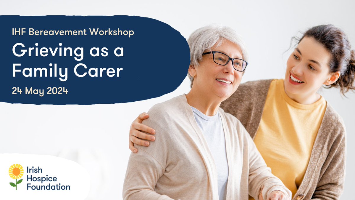 This IHF Bereavement Workshop will explore the losses experienced by Family Carers, provide insight into elements that impact on how these losses are experienced, and provide guidance on supporting a Family Carer who is grieving. 👉 𝗥𝗲𝗴𝗶𝘀𝘁𝗲𝗿: eventbrite.ie/e/grieving-as-…