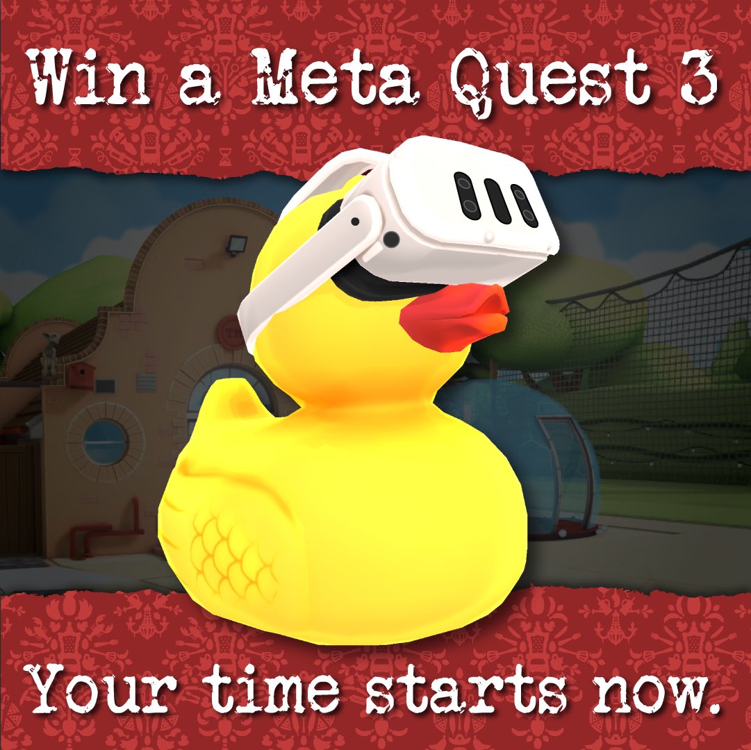 ICYMI… We’re giving away... 1x META QUEST 3 with Taskmaster VR game! 1x Taskmaster VR game! Complete this task by 3rd May 2024 2pm GMT: Like & share this post 🫶 Tag a friend 👭 Wishlist on Meta: tmvr.link/WinQuest-mt Or Steam: tmvr.link/WinQuest-st T&Cs in the comments.