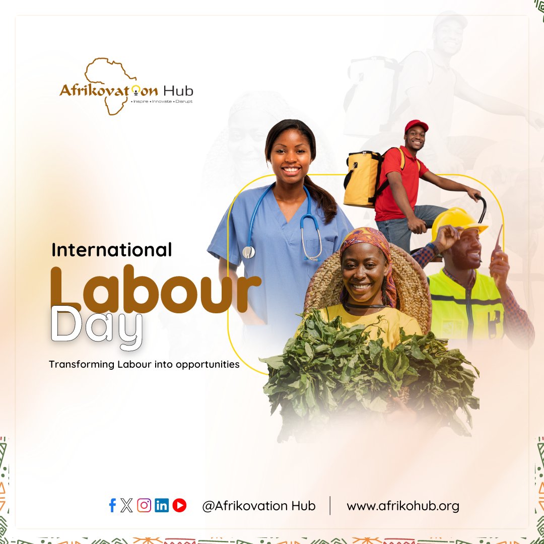 We're here cultivating a generation of Gamechangers!

Together, let's build a robust social change ecosystem 4 young Gamechangers 2 drive transformation. 

Happy Labour Day!

#LabourDay2024 #AfrikovationHub #Gamechangers