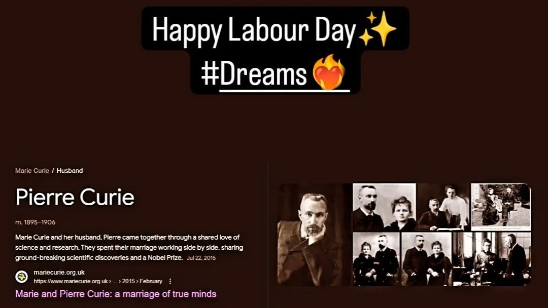 #Physics
#MarieCurie
#LabourDay
#Radioactivity