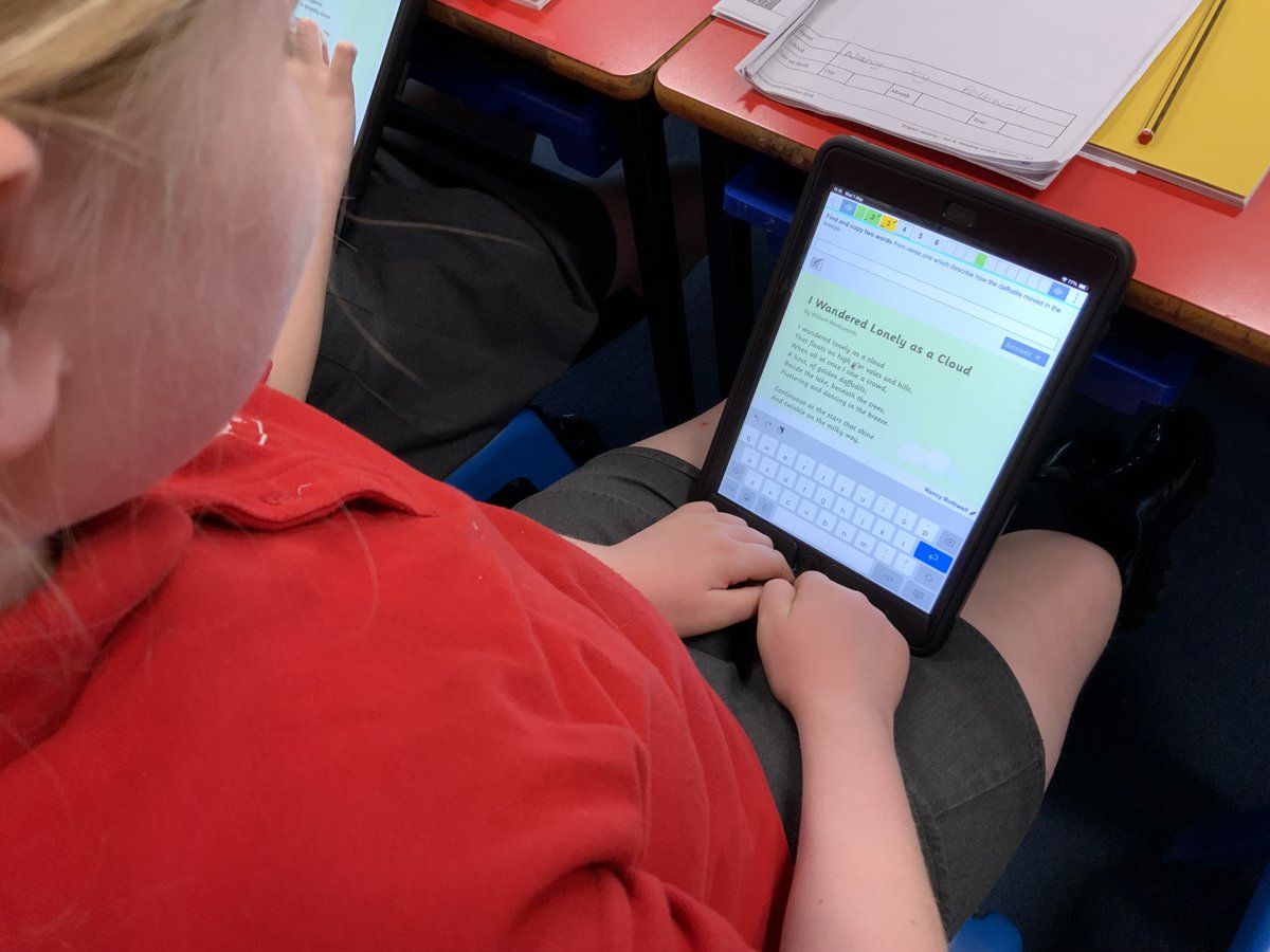 In Year 5, children are complete ‘Retrieval 4’ to recap previous learning before the lesson starts. In Year 6, children are using @lbqorg to master and fine tune their reading inference! #learningwalk #believeachievesucceed