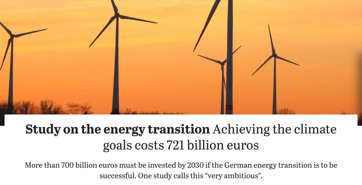 Germany's green suicide: Achieving 2030 climate goals costs 721 billion euros tagesspiegel.de/wirtschaft/stu…