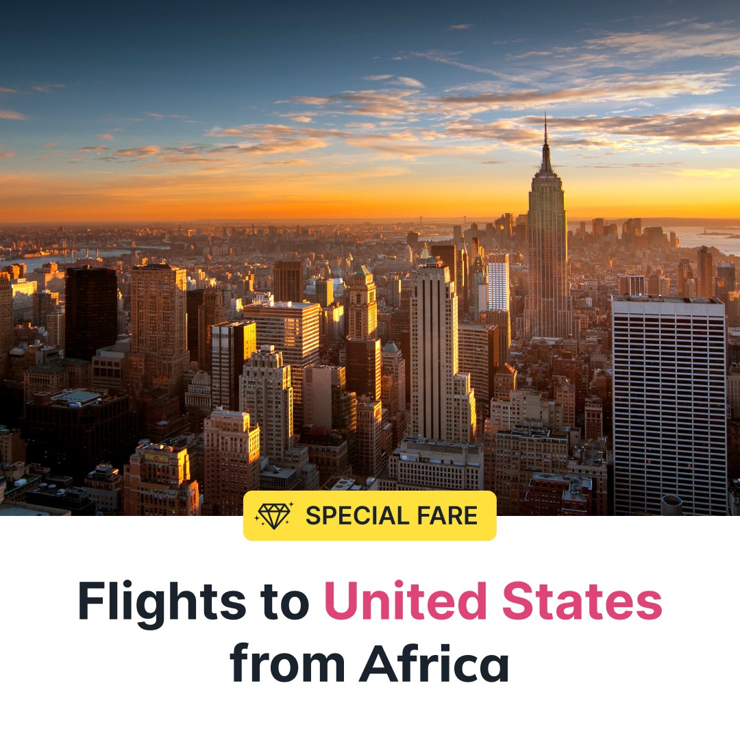 FLY to 𝗨𝗻𝗶𝘁𝗲𝗱 𝗦𝘁𝗮𝘁𝗲𝘀 now from $𝟵𝟵𝟱
𝗖𝗹𝗶𝗰𝗸 on our 𝗹𝗶𝗻𝗸 - bit.ly/wowfare_africa…

𝗖𝗮𝗹𝗹 𝘂𝘀 to find more deals and get your 𝗳𝗿𝗲𝗲 𝗽𝗿𝗶𝗰𝗲 quote today! Round trip, Economy.

#Travel #TRAVELNEWS #travels #TravelBlog #TRAVELER #VacationVibes #vacation