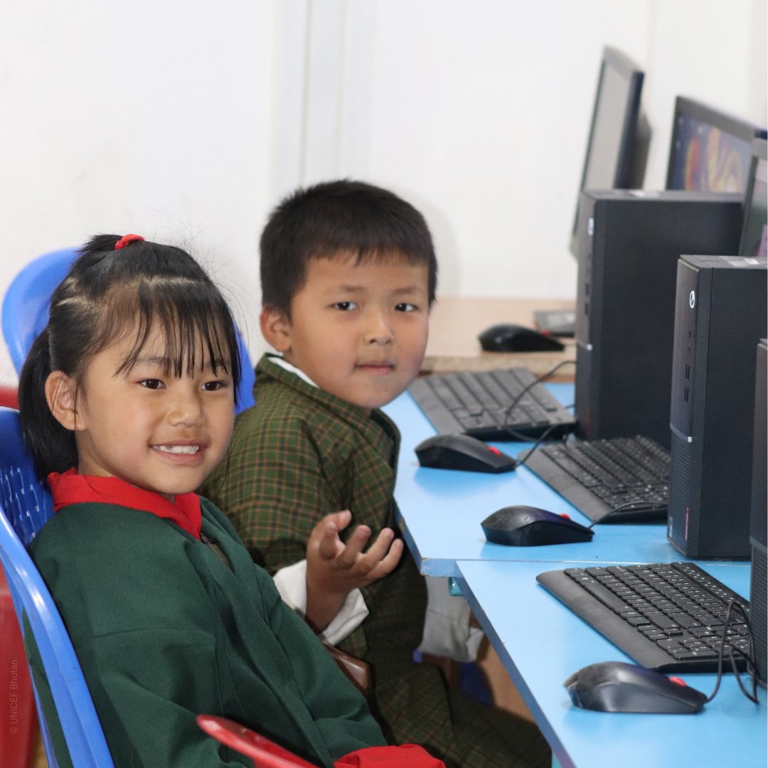 Exciting news: @EU_IN_INDIA & @UNICEFBhutan partner to support the digitalization in education and skills. This is a step forward to help girls and boys in the country develop 21st-century skills, essential to succeed in a technology-driven world. uni.cf/4dkPrkY