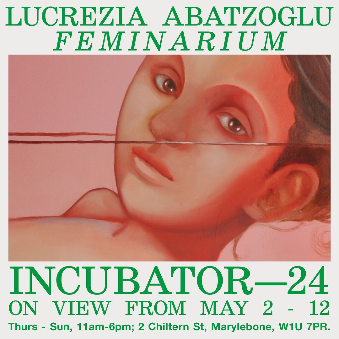 Tonight, join MA Fine Art: Painting 2023 graduate Lucrezia Abatzoglu for her first solo show at Incubator. An exhibition drawing inspiration from diverse landscapes and cultures. 📆 1 – 12 May 📍2 Chiltern Street, London, W1U 7PR Find out more: bit.ly/44kiRvz