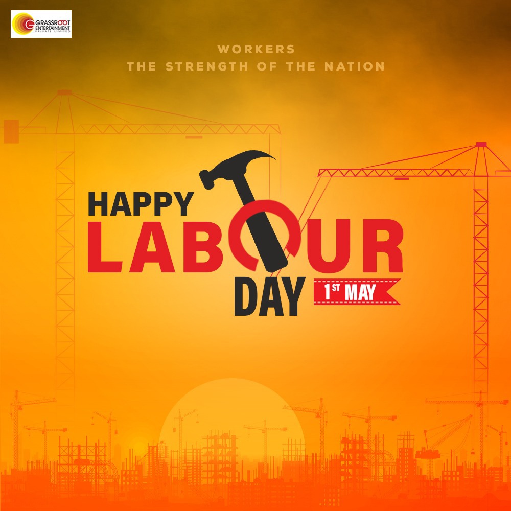 Today, we honor the hard work, dedication, and resilience of every worker. Happy Labour Day to all those who strive tirelessly to build a brighter future. 💪🛠️ #GrassrootEntertainment #LabourDay