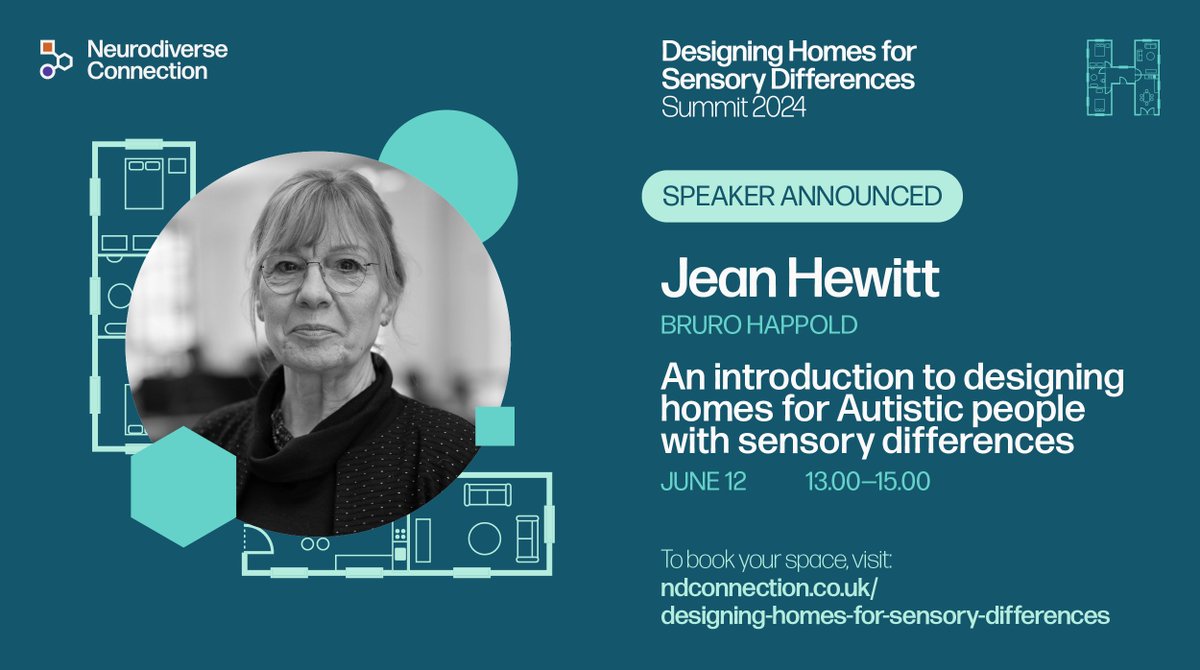 🏡HOUSING DESIGN SUMMIT🏡 We're delighted to announce that Jean Hewitt @JHewittAccess, Associate and Senior Consultant at Bruro Happold will be presenting our webinar on June 12th, alongside NdC Associate Chris Memmott. Book your place here: ndconnection.co.uk/designing-home…