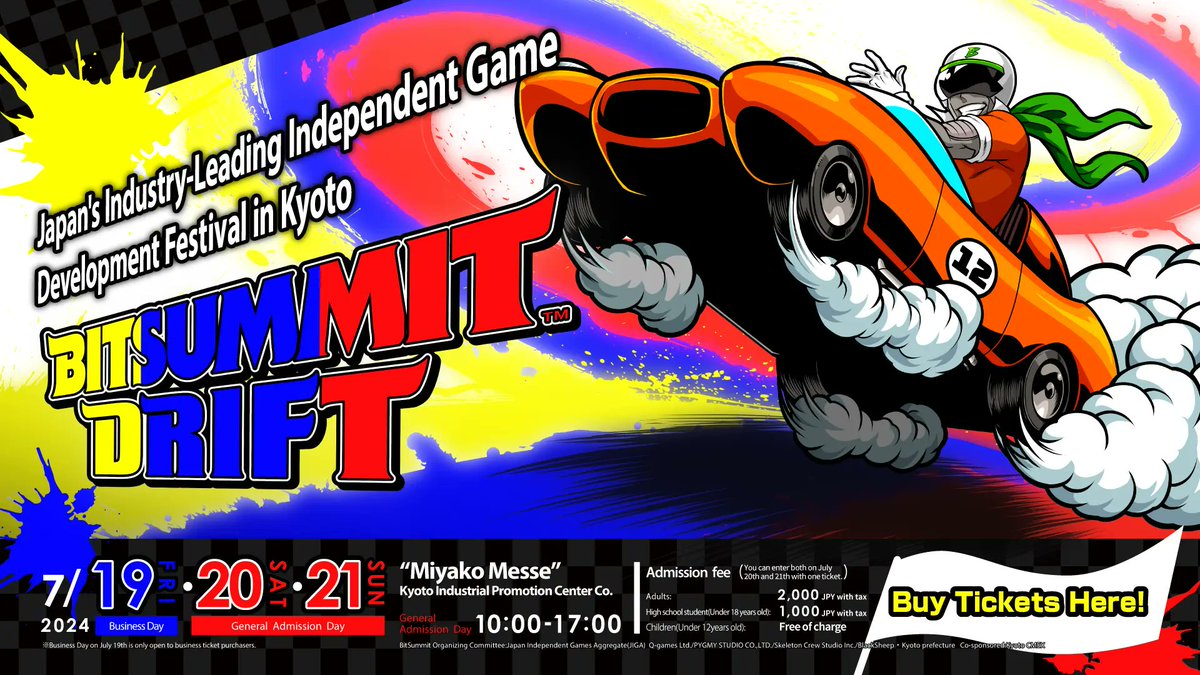 Japan’s most popular indie games expo, @BitSummit, has opened ticket sales for its 2024 event, which will return to Kyoto on Friday, July 19. videogameschronicle.com/news/tickets-g…