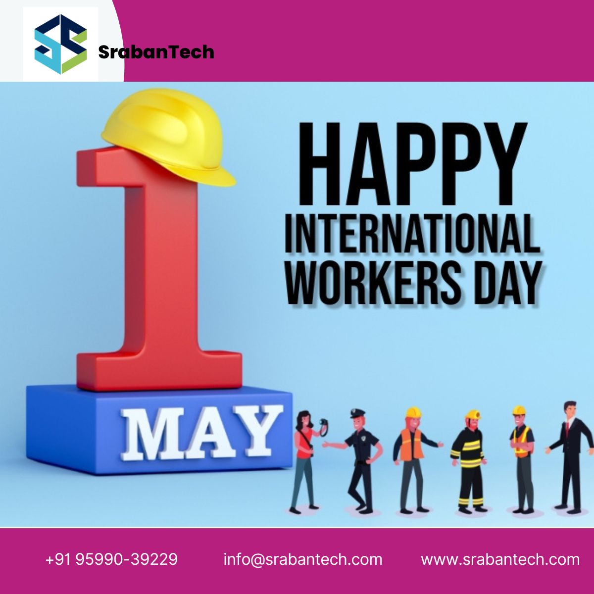 SrabanTech's tweet image. SrabanTech aims to create a culture of respect, appreciation, and empowerment that inspires everyone. By embracing the spirit of labor, we hope to foster an environment in which everyone feels appreciated. Happy International Worker&apos;s Day!
#LabourDay  #InternationalWorkersDay