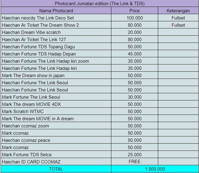 {🛒} wts / want to sale 

🎀 Photocard PC Mark Haechan Jumatan edition

💌inc packing
💌WW SHIPPING
💌Keep event 
📪Jogja

t. mark haechan fortune the dream show tds the link seoul ar ticket ccomaz wtmc topang dagu japan 엔시티 포카 양도 lfb us ww ch ph  #ตลาดนัดnct #PasarNCTmy