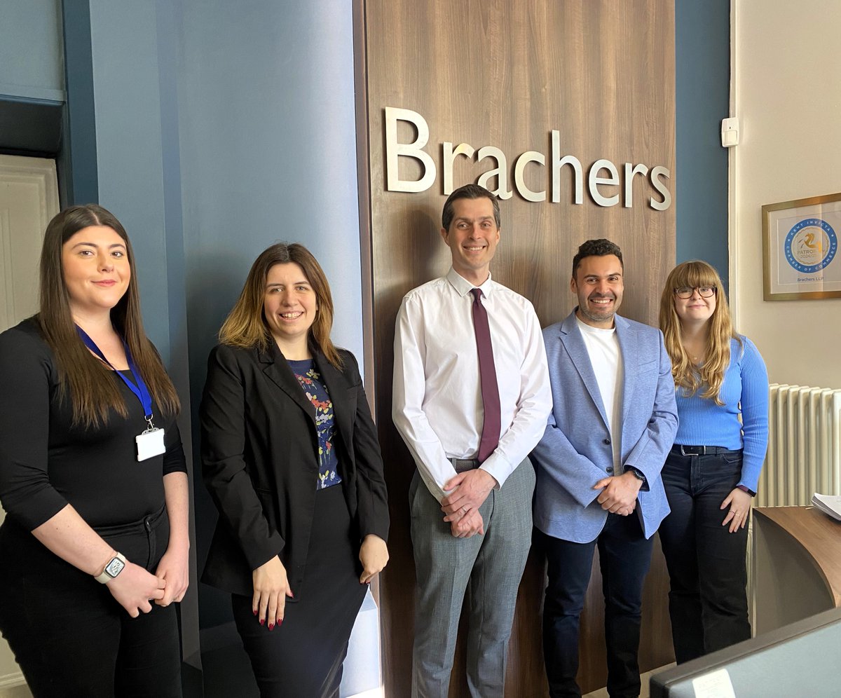 We're thrilled to announce nine staff promotions across the firm, including three associates - Kieron Cummins in our Corporate team, Jennifer Alderman in our Private Wealth Disputes team and Tim Lancaster in our Residential Property team. Read more: brachers.co.uk/insights/brach…