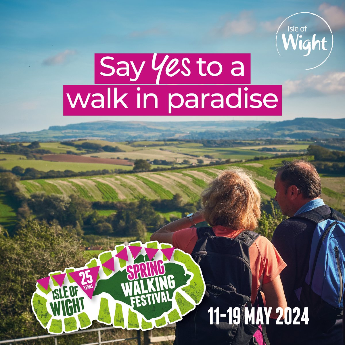 Join the IW Walking Festival Spring event this month!🌿🥾 There's still time to sign up & make a trip of it... extend your stay and explore the Isle of Wight.🏝☀️ ℹ️ Sign up & take part: isleofwightwalkingfestival.co.uk #IsleofWight #IOW #IWWF24 @IWWalkingFest