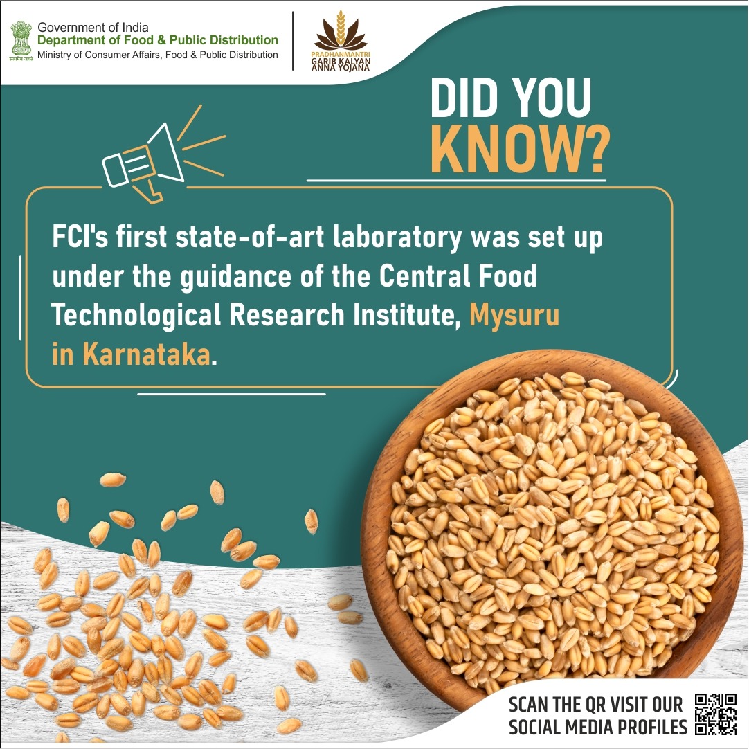 Discover the origins of FCI's cutting-edge laboratory, ensuring top-notch grain quality for consumers. #DidYouKnow