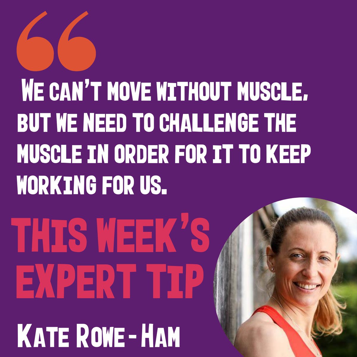 Kate Rowe-Ham is a Women's Health Coach with an interest in #menopausefitness and #nutrition. She is also the founder of @OwningYourMenopause. Kate is passionate about educating women on how to #exercise at this time and how #movement and diet go hand in hand. @katerh_fitness