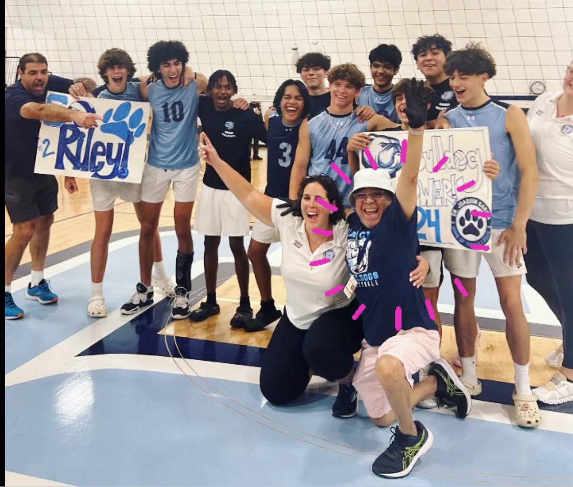 GarciaBulldogsVolleyball (@djghsvb) on Twitter photo Heading to the District Championship (with our fav custodial supporter, Pepe, by our side!) Come watch Garcia Boys 🏐 take on Lake Worth HS this Thurs 5/2 HOME at 6pm for the 🏆
<a href="/PrincipalOtero/">Oscar Otero</a>
<a href="/kgwhetsell/">KW</a>
<a href="/johnbarron_tv/">John Barron</a>
<a href="/emilee_smarr/">Emilee Smarr</a>
<a href="/pbpsports/">PB Post Sports</a>
<a href="/DrGarciaHS/">Dr. Joaquín García High School</a>
<a href="/ESPNWestPalm/">ESPN WEST PALM (106.3 FM)</a> Heading to the District Championship (with our fav custodial supporter, Pepe, by our side!) Come watch Garcia Boys 🏐 take on Lake Worth HS this Thurs 5/2 HOME at 6pm for the 🏆
<a href="/PrincipalOtero/">Oscar Otero</a>
<a href="/kgwhetsell/">KW</a>
<a href="/johnbarron_tv/">John Barron</a>
<a href="/emilee_smarr/">Emilee Smarr</a>
<a href="/pbpsports/">PB Post Sports</a>
<a href="/DrGarciaHS/">Dr. Joaquín García High School</a>
<a href="/ESPNWestPalm/">ESPN WEST PALM (106.3 FM)</a>