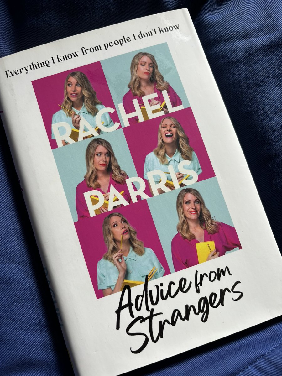 @rachelparris Looking forward to Dundee on Friday 😃 would you have time to sign my copy of Advice from Strangers after the gig?  #Poise #AdvicefromStrangers